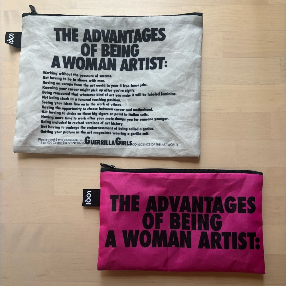 LOQI Guerrilla Girls Flat Pouches